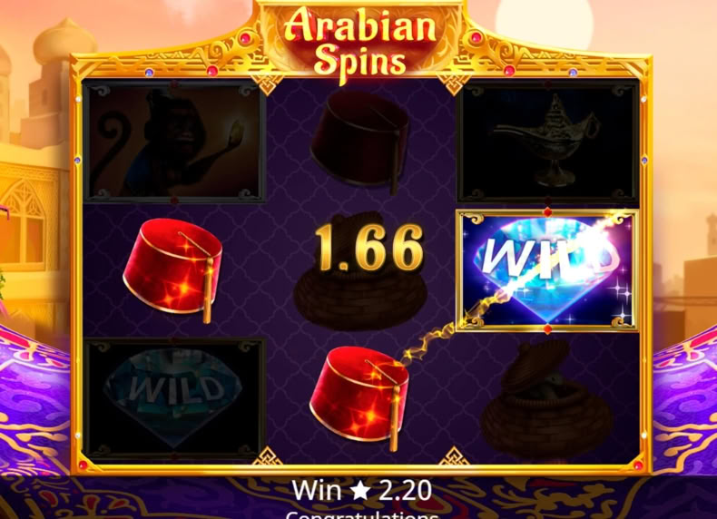 Arabian Spins game - play for free