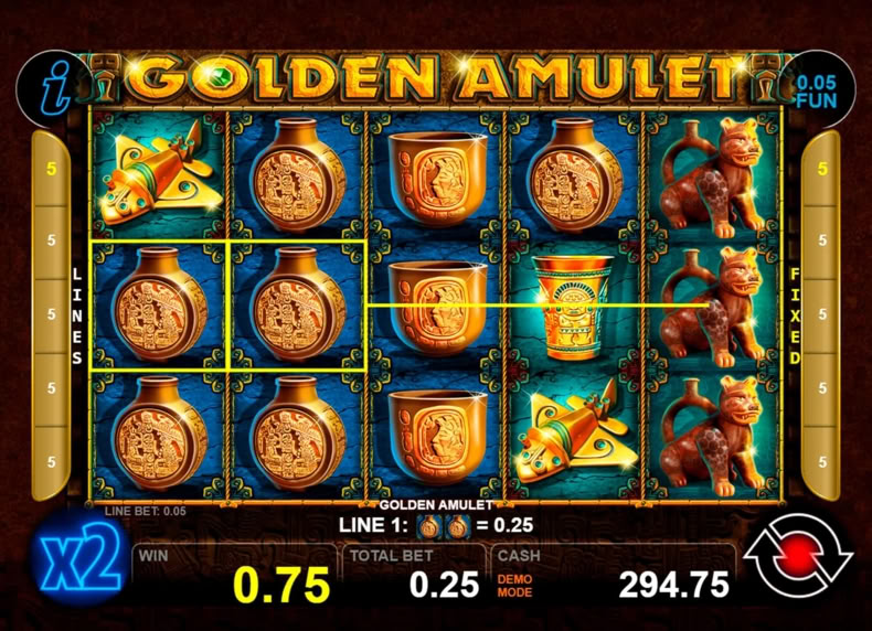 Golden Amulet game - play for free