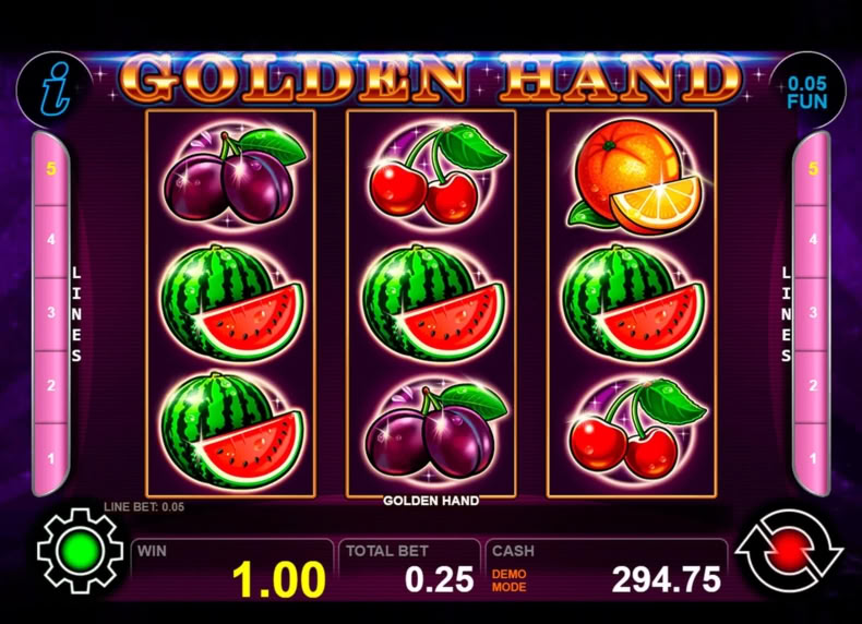 Golden Hand game - play for free