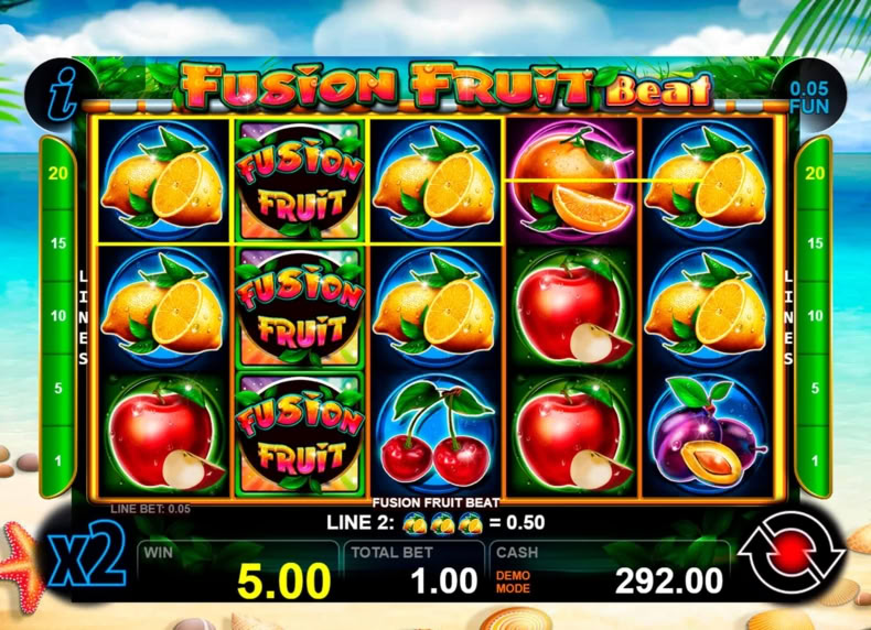 Fusion Fruit Beat game - play for free