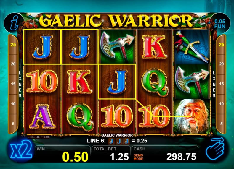 Gaelic Warrior game - play for free