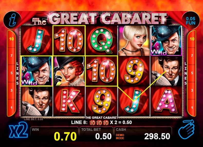 The Great Cabaret game - play for free