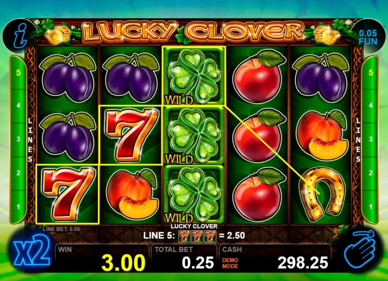 Lucky Clover game - play for free