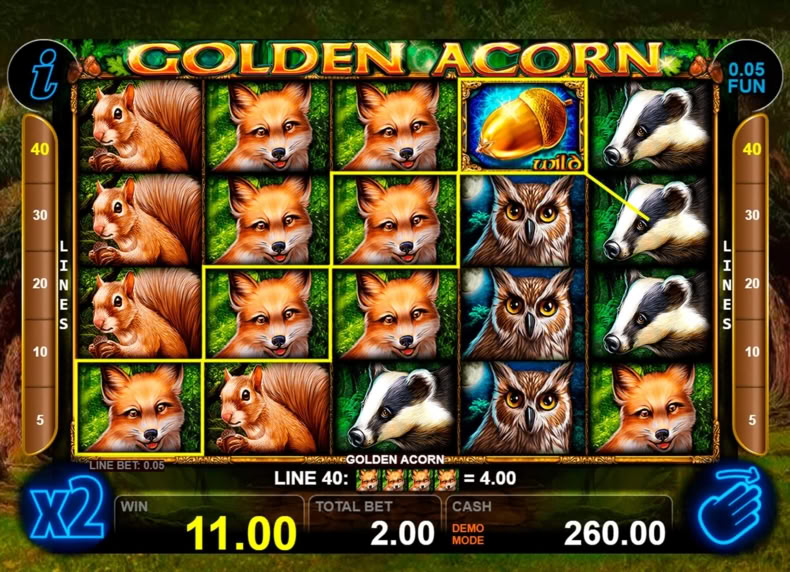 Golden Acorn game - play for free