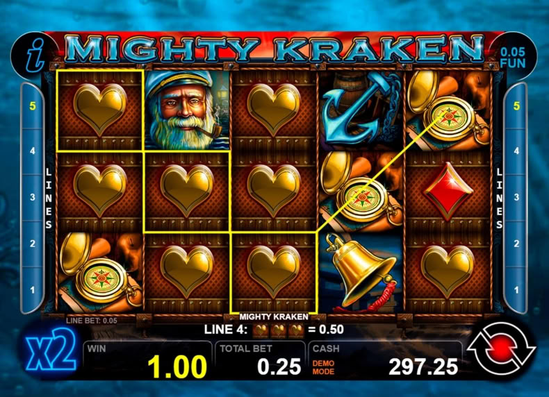 Mighty Kraken game - play for free