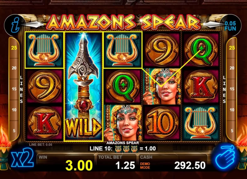 Amazons Spear game - play for free