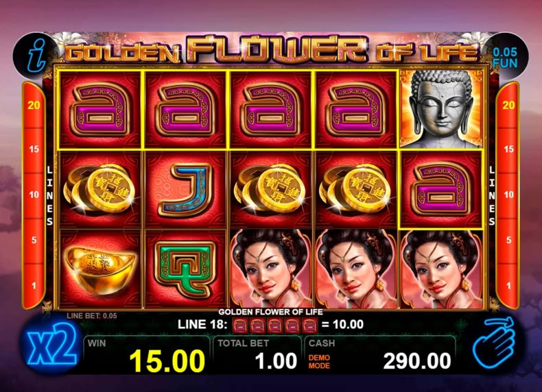 Golden Flower of Life game - play for free