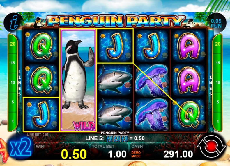 Penguin Party game - play for free