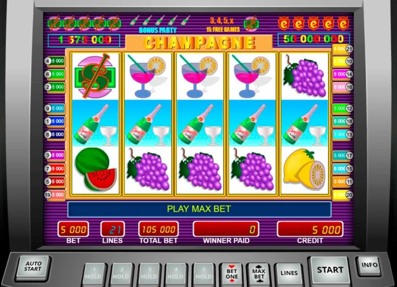 Champagne Party game - play for free