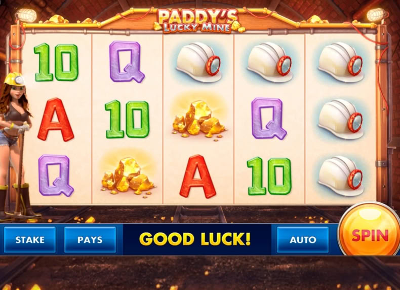 Paddy's Lucky Mine game - play for free