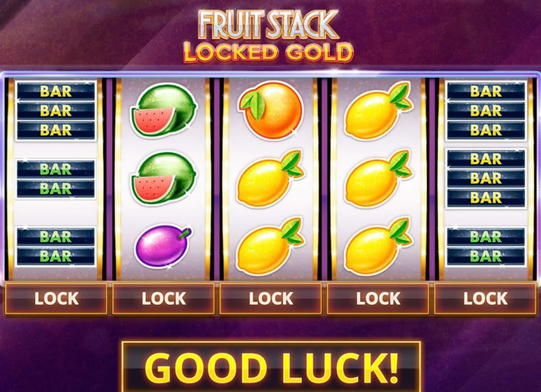 Fruit Stack Locked Gold game - play for free