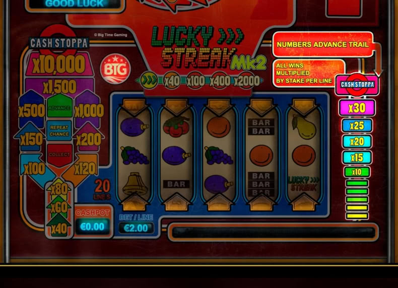 Lucky Streak Mk2 game - play for free