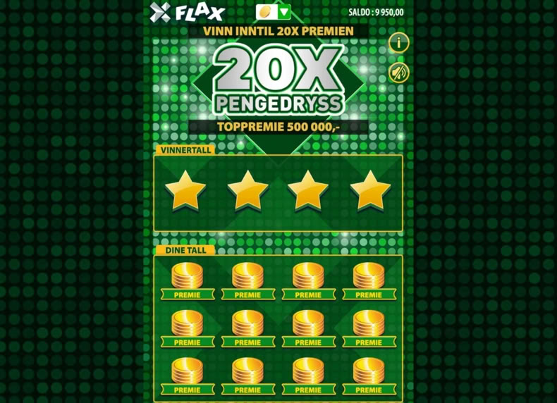 Pengedryss 20X game - play for free