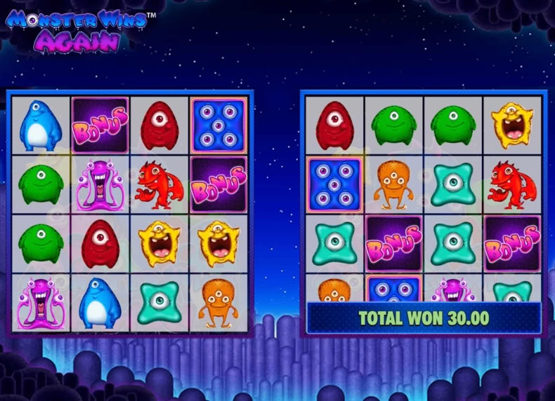 Monster Wins Again game - play for free