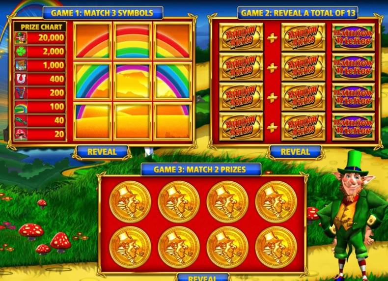 Rainbow Riches Rainbow Reveal game - play for free