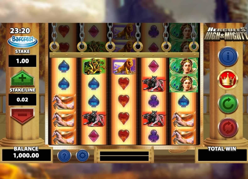 Hercules High and Mighty game - play for free