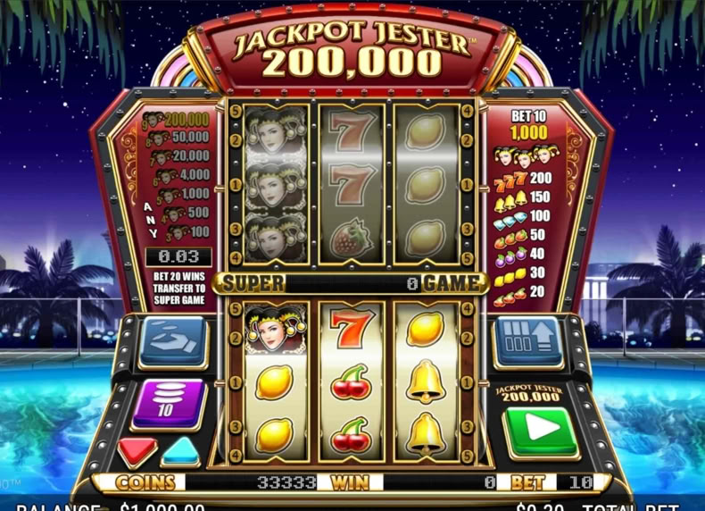 Jackpot Jester 200000 game - play for free