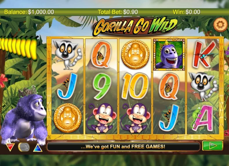Gorilla Go Wild HQ game - play for free