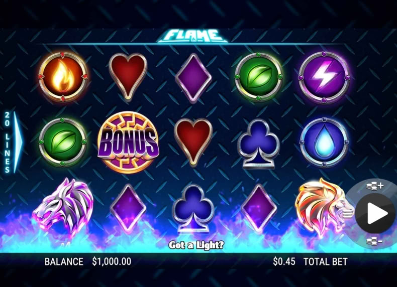 Flame game - play for free