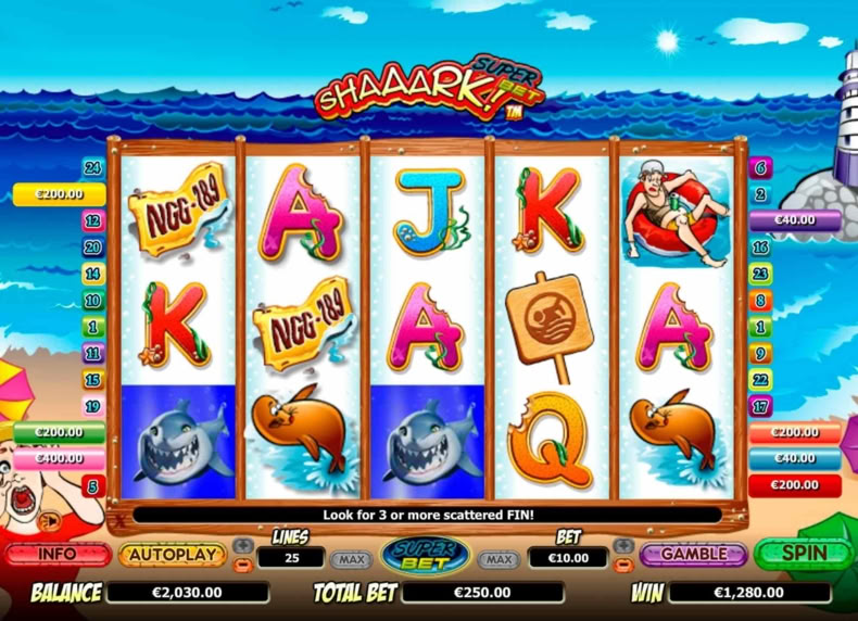 Shaaark! Superbet game - play for free