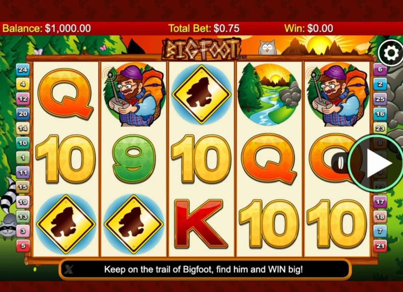 Big Foot game - play for free