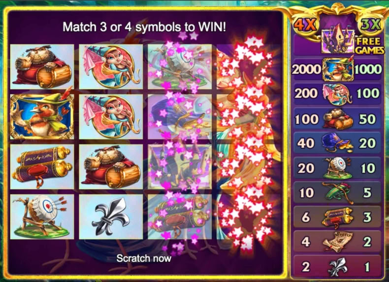 Scratch Robin Hood game - play for free