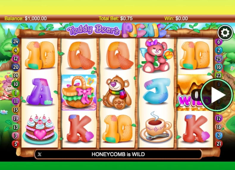 Teddy Bear's Picnic game - play for free