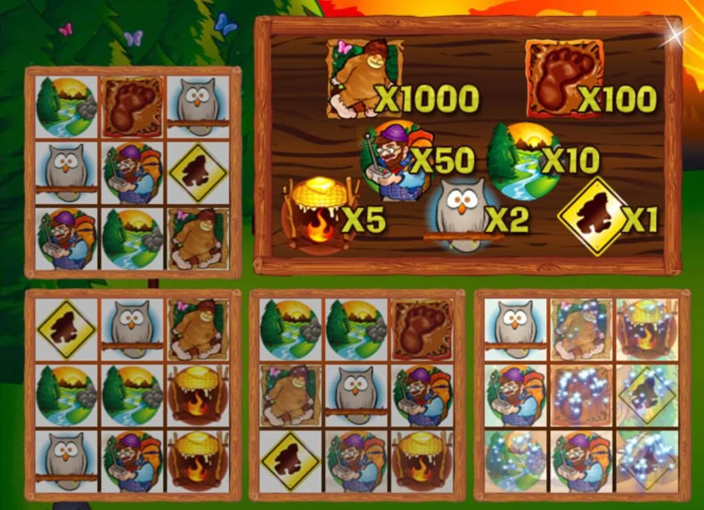 Scratch Big Foot game - play for free