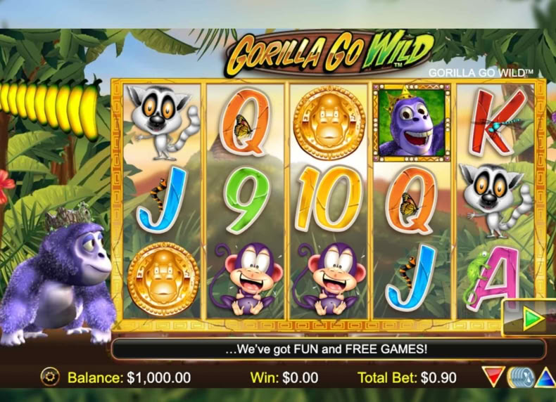 Gorilla Go Wild game - play for free
