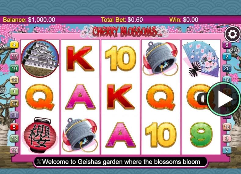 Cherry Blossom game - play for free