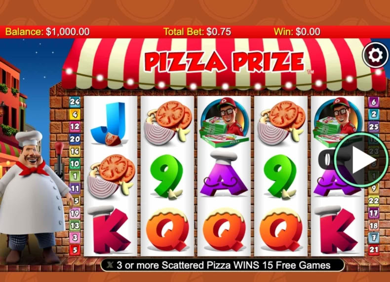 Pizza Prize game - play for free