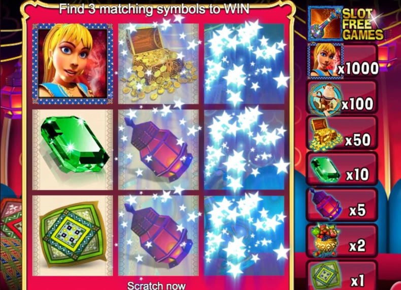 Scratch Genie Wild game - play for free