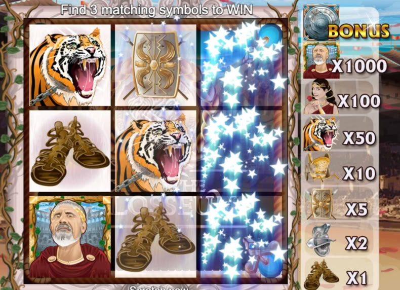 Scratch Call of the Сolosseum game - play for free