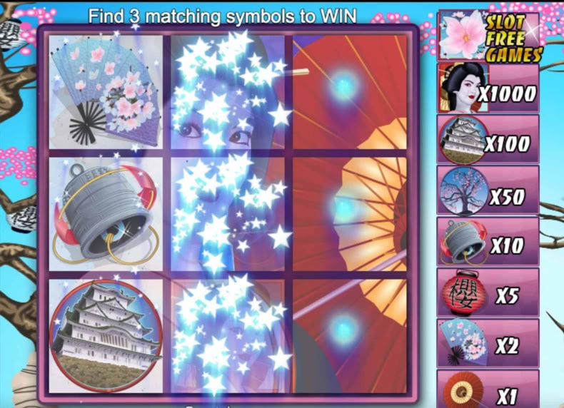 Scratch Cherry Blossoms game - play for free