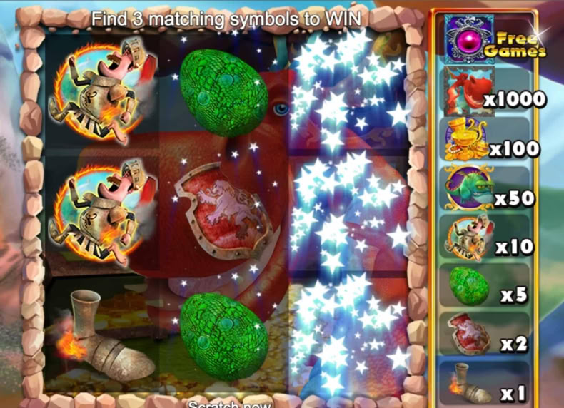 Scratch a Dragons Story game - play for free