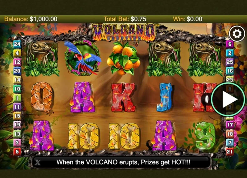 Volcano Eruption game - play for free