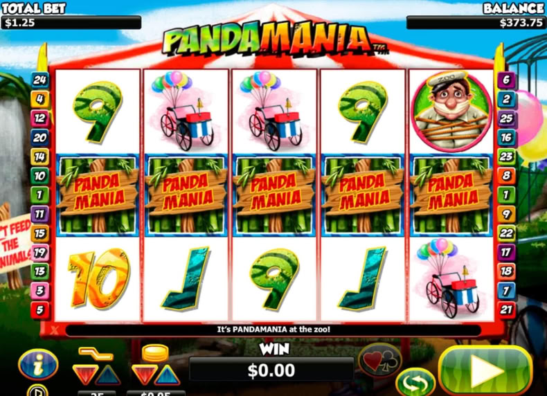 Pandamania game - play for free