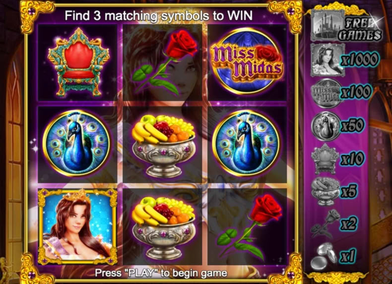 Scratch Miss Midas game - play for free