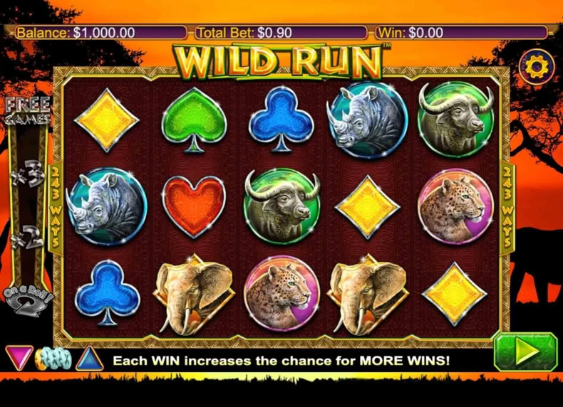 Wild Run game - play for free