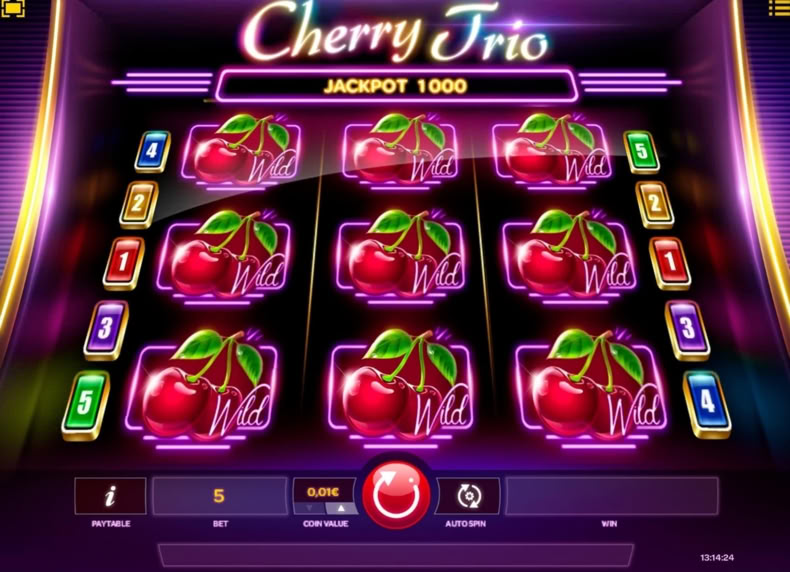 Cherry Trio game - play for free
