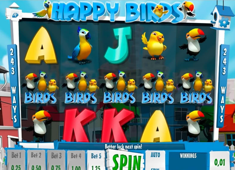 HAPPY BIRDS game - play for free