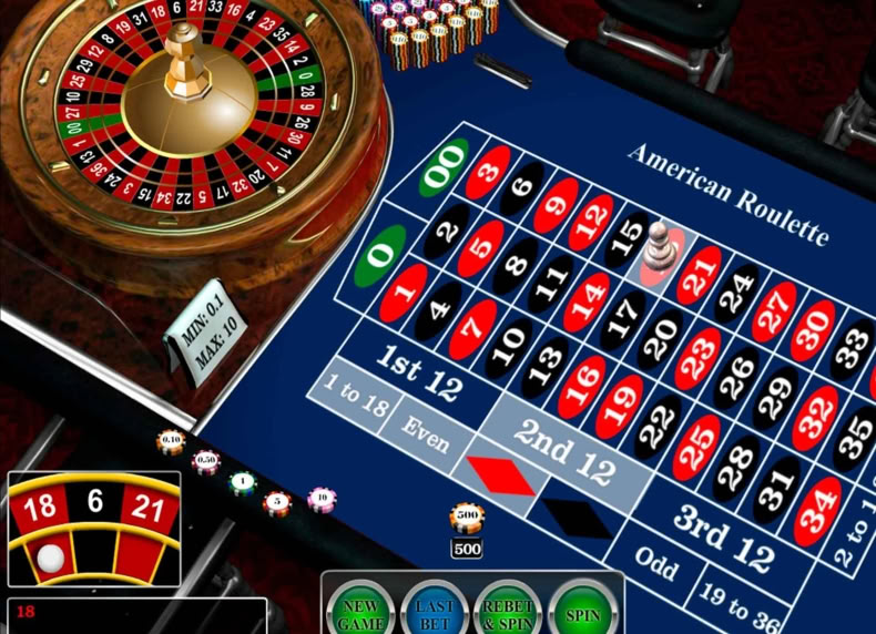 American Roulette game - play for free