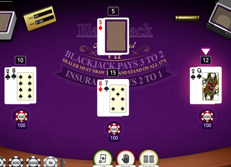 Blackjack Multihand VIP game - play for free