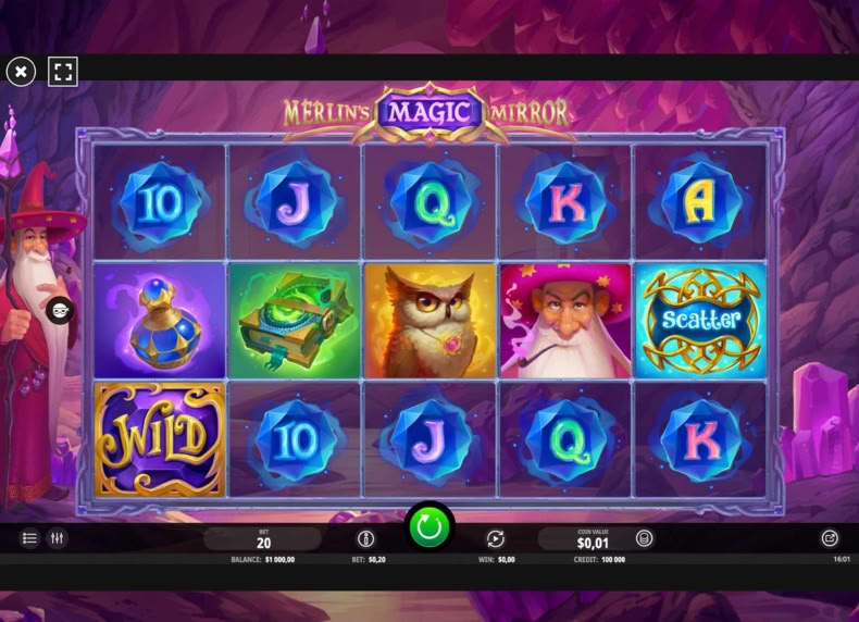 Merlin's Magic Mirror game - play for free