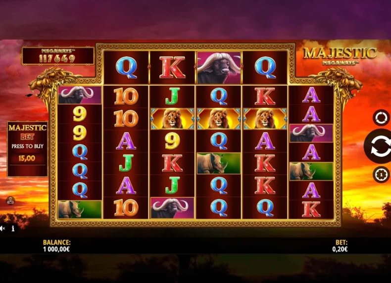 Majestic Megaways game - play for free