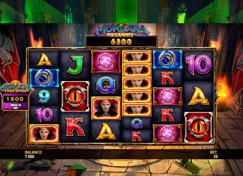Morgana Megaways game - play for free