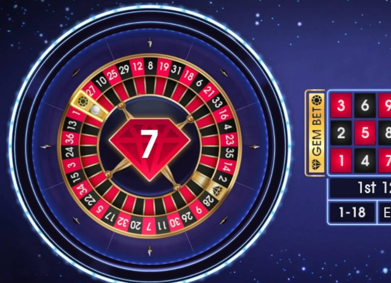 Gem Roulette game - play for free