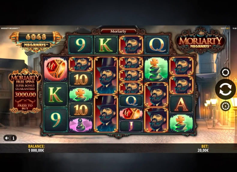 Moriarty Megaways game - play for free