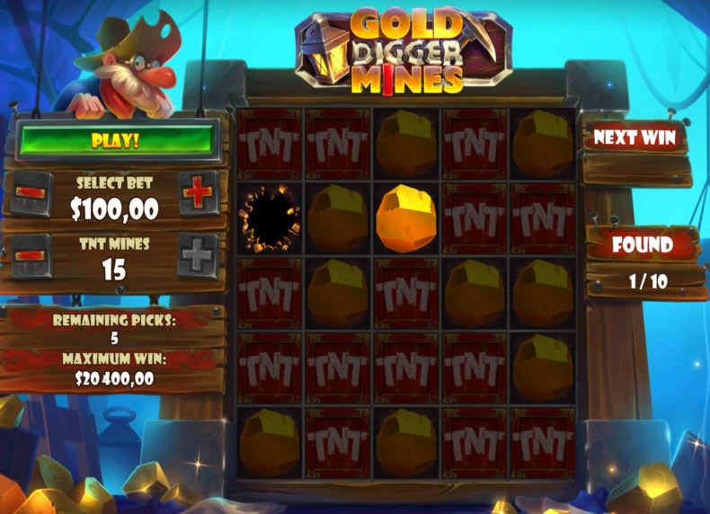 Gold Digger: Mines game - play for free