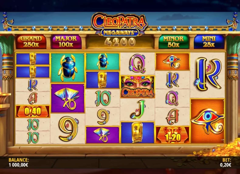 Cleopatra Megaways game - play for free